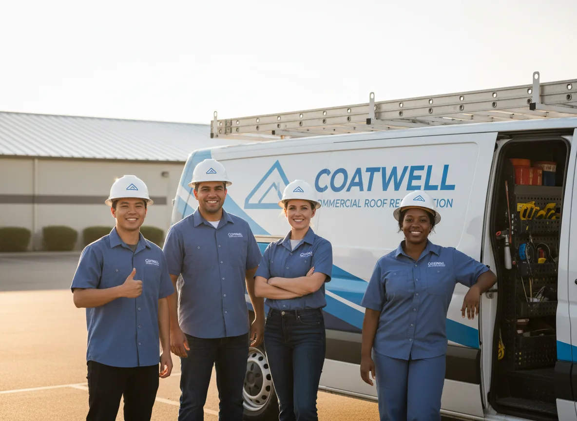 Commercial roof coating company in Stevenson Ranch, CA